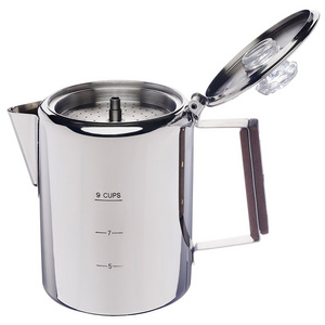 Classic Stovetop Coffee Percolator Kettle Outdoor Camping Percolator Coffee Maker Pot Stainless Steel Coffee Percolator