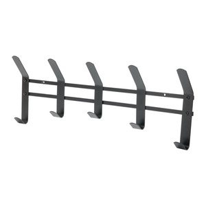 Matte Black Wall Mounted Coat Rack Heavy Duty Hanging Cloth Hook Metal Wall Hooks For Hanging Towel Bag Hat Keys Jacket Coat