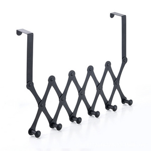 Over The Door Hooks Heavy Duty Bathroom Towel Coat Racks Hooks For Hanging Clothes Foldable Hanger Over Door Bag Hook