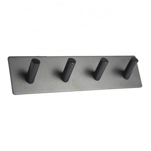 Hot Sale Self Adhesive Hooks Sticky Stainless Steel metal Towel Coat Robe Hooks Wall Hooks Heavy Duty for Kitchen Bathrooms