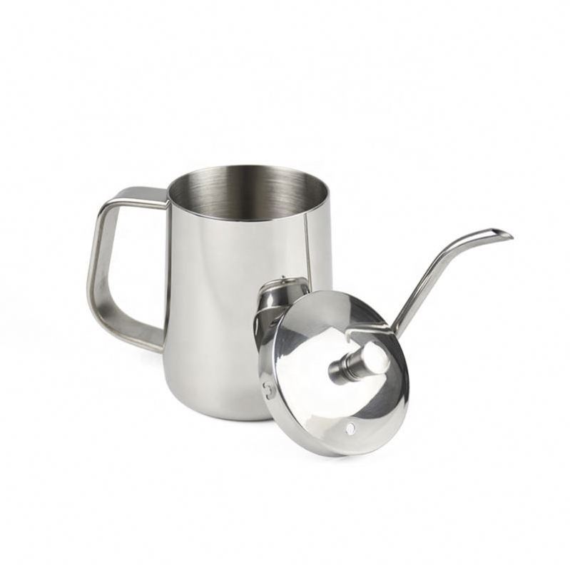 Wholesale Pour Over  Drip Coffee Maker Camping Home 304 Stainless Steel Tea Gooseneck Coffee Kettle