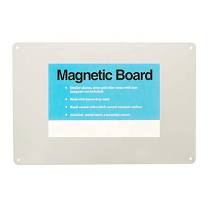 Factory Wholesale Customize Magnetic Galvanized Steel Dry Erase Board Magnetic Metal Board Magnetic Bulletin Board