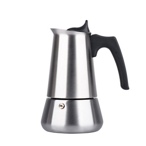 Moka Pot Espresso Stovetop Espresso Coffee Maker 2/4/6/9 Cup Italian Coffee Maker Stainless Steel Metal Minimalist Mini Vacuum