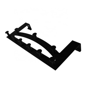 Black Door Coat Rack Over The Door Hook Mushroom Door Hanger Coat Rack Towel Back of Bathroom for Hanging