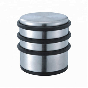 strong heavy high body design stainless steel non slip 3 tier rubber ring wedge door stop stopper rubber