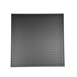 Supermarket wall mount metal steel display pegboard wholesale display racks shelf Hole Size Stagger perforated sheets pegboard