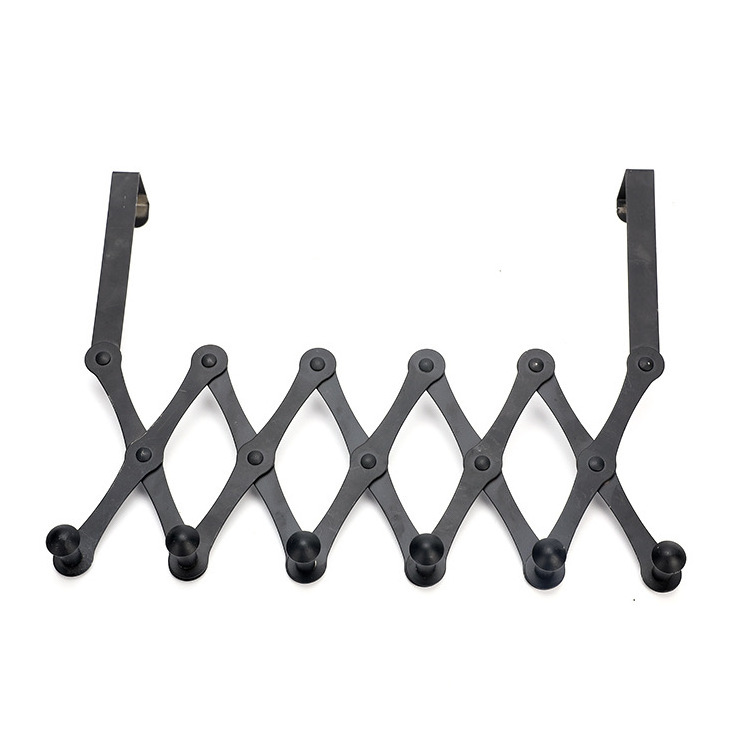 Over The Door Hooks Heavy Duty Bathroom Towel Coat Racks Hooks For Hanging Clothes Foldable Hanger Over Door Bag Hook