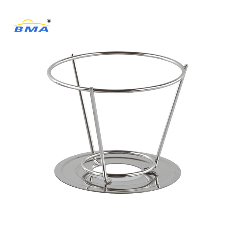 Stainless Steel Coffee Filter Reusable Pour Over Coffee Filter Cone Coffee Dripper with Removable Cup