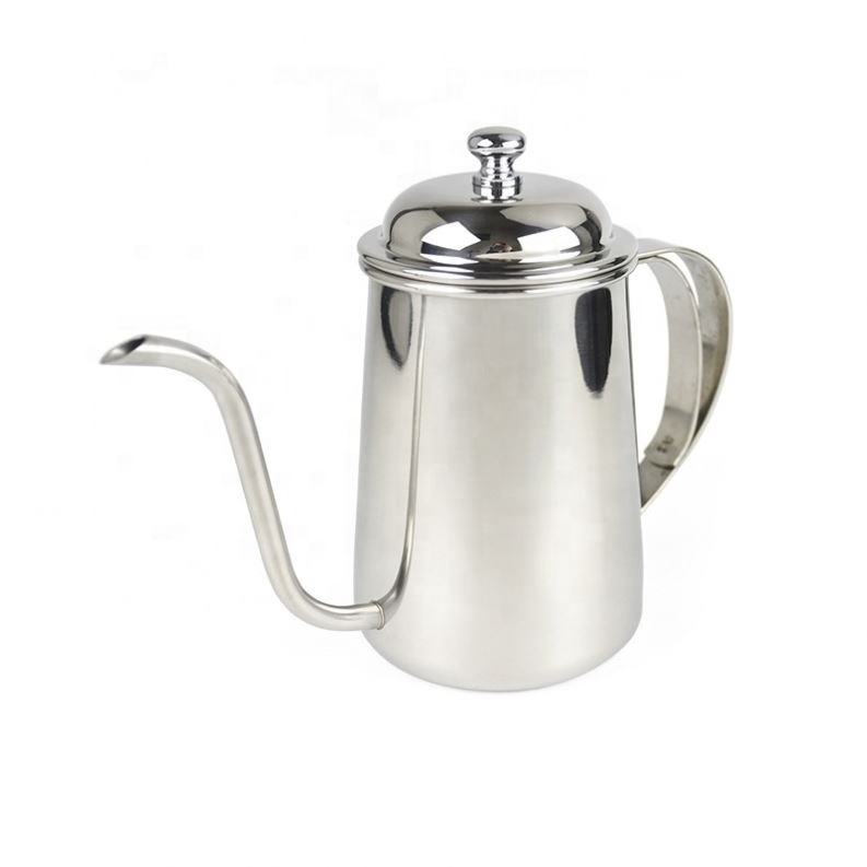 Casual Minimalist Business 304 stainless steel coffee drip pot kettle pour over coffee kettle