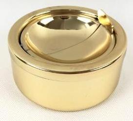 Outdoor Ashtray with Lid Smoke Accessory Windproof Metal Cigar Ashtray Portable Windproof Ashtray With Lid