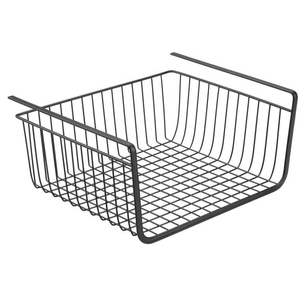 undershelf kitchen rack cabinet metal wire the shelf storage hanging under shelf basket