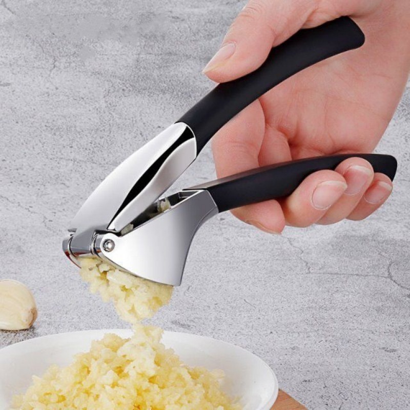 Garlic Mincer Crusher Rustproof Ginger Easy Clean Ginger Garlic Press Design for Extracts More Garlic Paste Per Clove