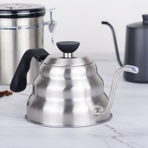 High Quality Black Espresso coffee maker Tea Coffee Pour Over Coffee Kettle Pot Stainless Steel Gooseneck Kettle