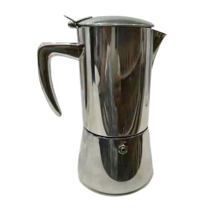 Stovetop Induction Italian Coffee Filter Espresso Coffee Pot Maker 304 Stainless Steel Moka Pot