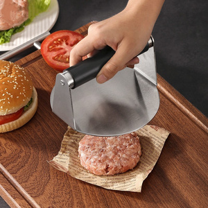 Shape square 304 Stainless Steel Burger Smasher Hamburger Meat Presser Burger Smasher