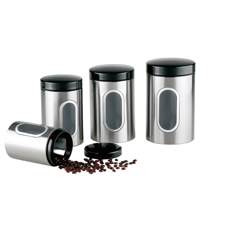 Cheap Price Wholesale Metal Canister For Food Coffee Gator Coffee Canister Stainless Steel Coffee Bean Storage Container