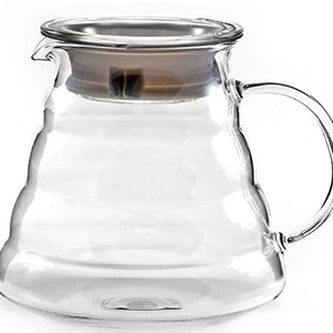 Glass Coffee Kettle Tea Drip Pot Glass Coffee Carafe Pour Over Coffee Maker Accessory