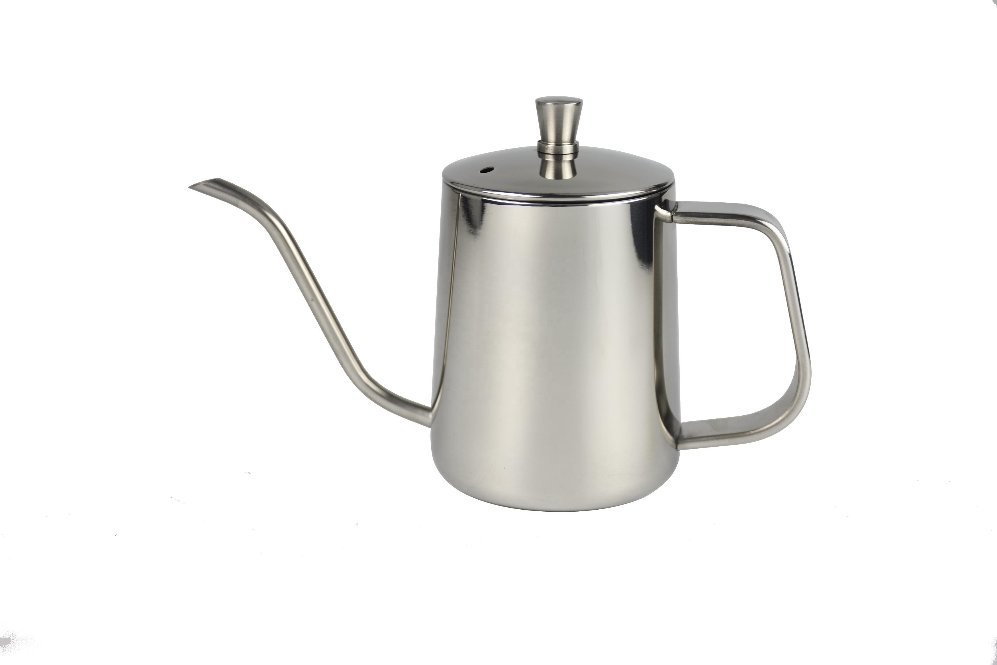 Wholesale Pour Over  Drip Coffee Maker Camping Home 304 Stainless Steel Tea Gooseneck Coffee Kettle