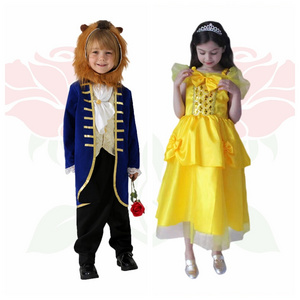 Party Cosplay Beauty and Beast Fairy Tale Play Performance Costume International Children's Day Halloween Unisex Hero