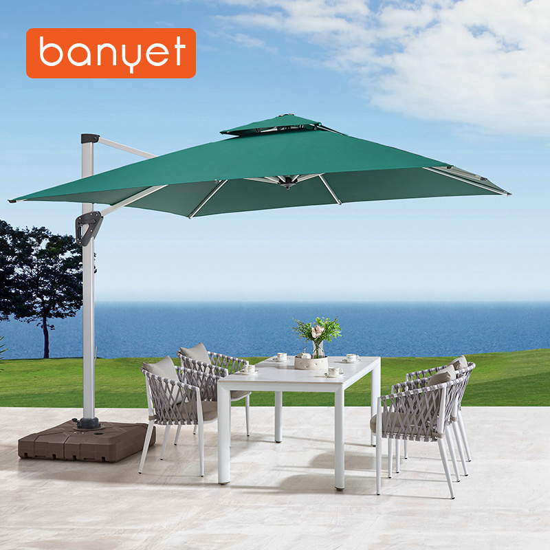 Unique Design Outdoor Modern Versatile Sun Umbrella Villa Garden Premium Quality Waterproof Umbrella Pool Windproof Parasols