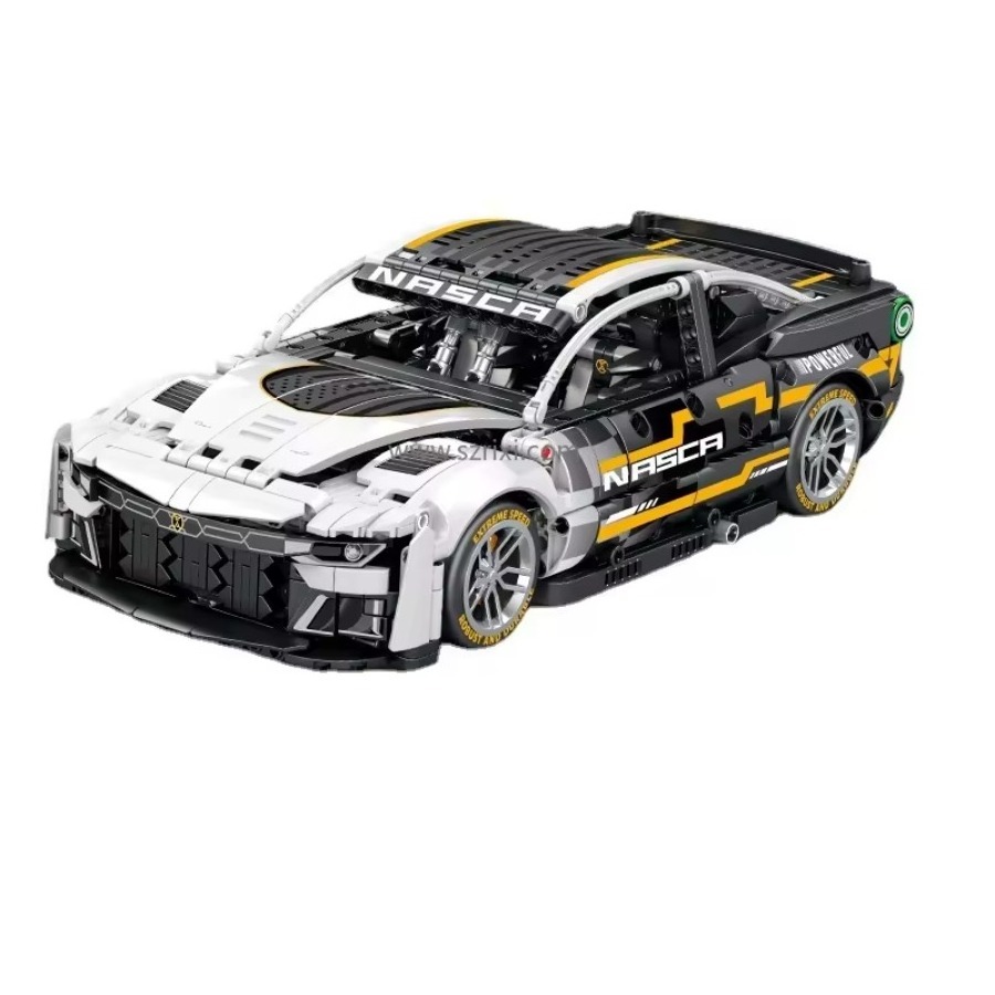 Sembo Technical America Rc Super Sport Car Camaroes Model Radio 2.4G Remote Control Vehicle Brick Toy Building Block Sets