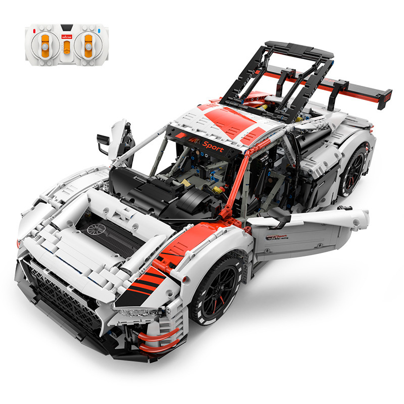 HOT 99310 99300 1:8  R8 LMS gT-3 Blocks Car Technical Assemble RC Toys 99300 Model 3322pcs/set MOC Building Block