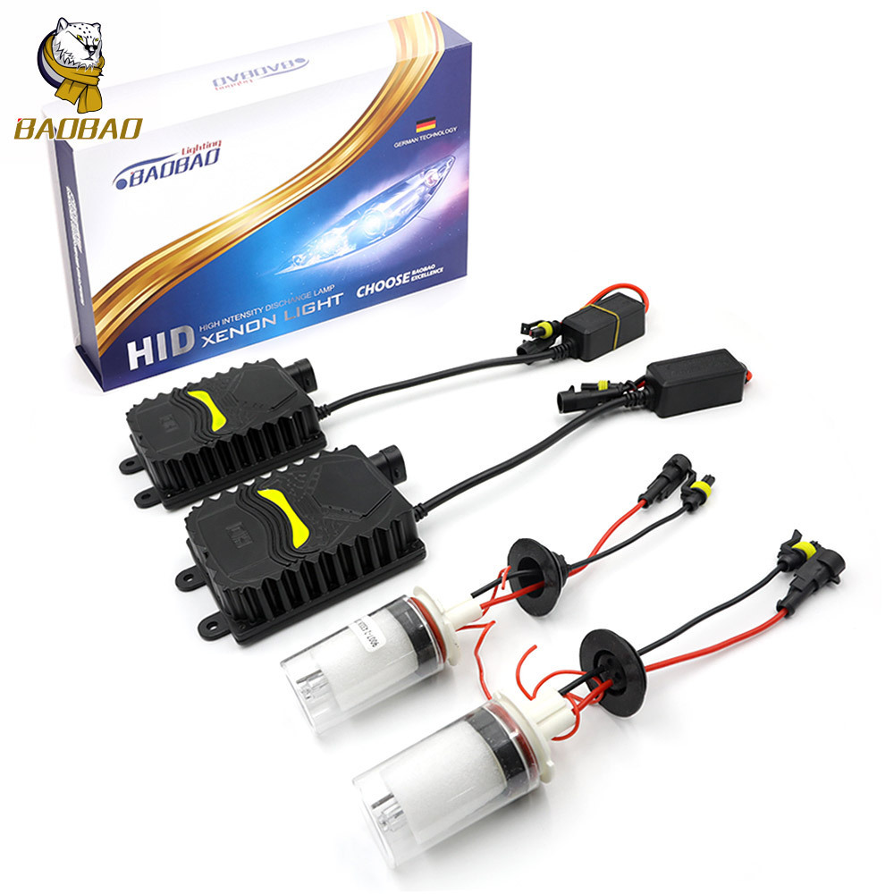 Car LED Lights HID Xenon Lamp  35W 55W 75W HID Ballast H1 H3 H7 H11 H4 Super Bright HID Bulb Quick Fast Start HID Xenon Kit