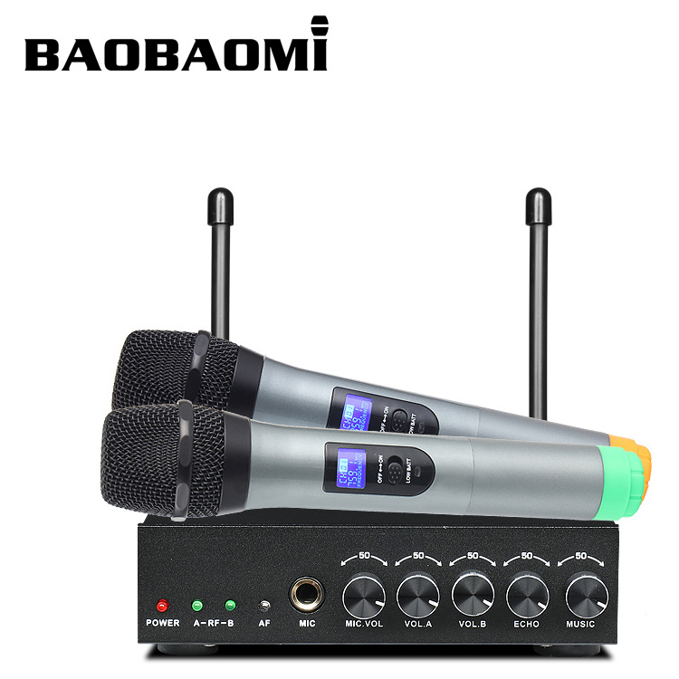 S-10  hot sell Karaoke OEM Mini reverb BT wireless Microphone