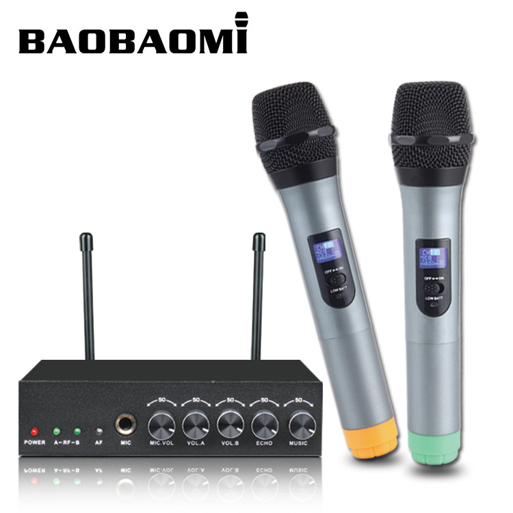 S-10  hot sell Karaoke OEM Mini reverb BT wireless Microphone