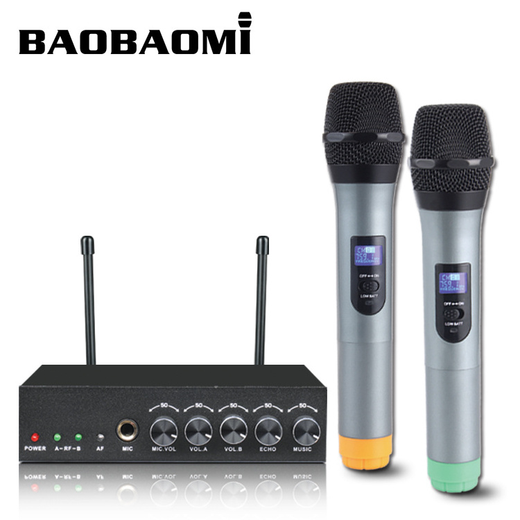 S-10  hot sell Karaoke OEM Mini reverb BT wireless Microphone