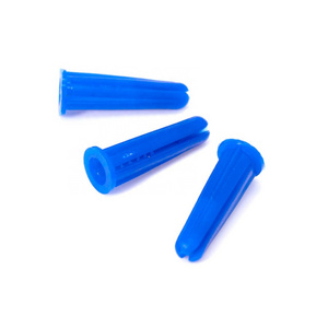 NBHC025AN Made in China Customized Drywall Expansion Anchors Blue Conical  Anchor plastic wall plugs plastic anchor