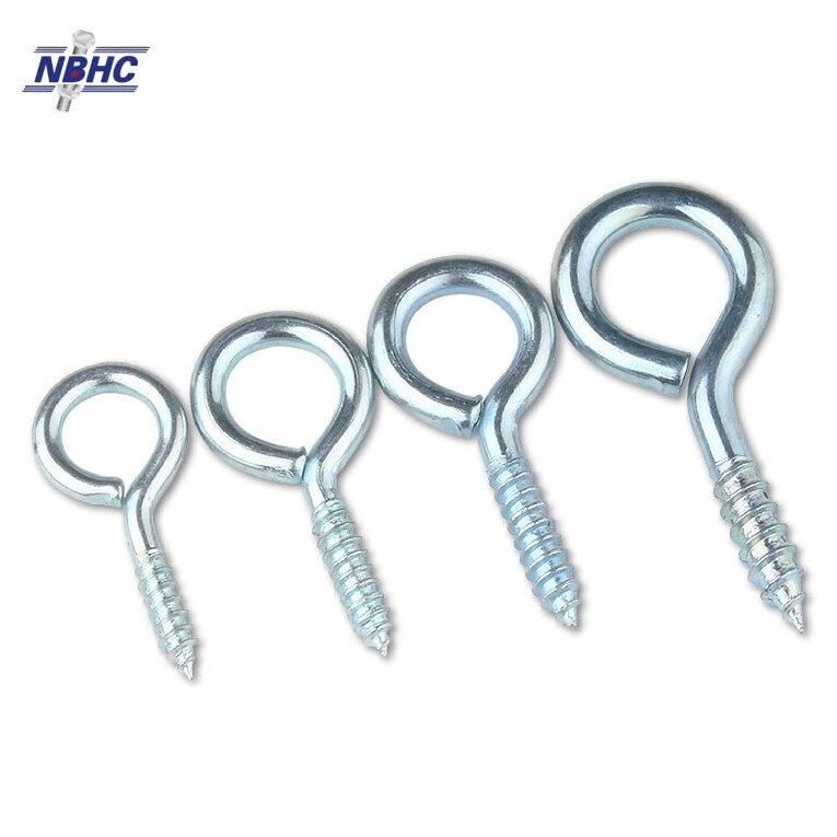 NBHC031SC Gate Hook with one Eye Screw, Closed-End C/O/L Type Screw With Hook