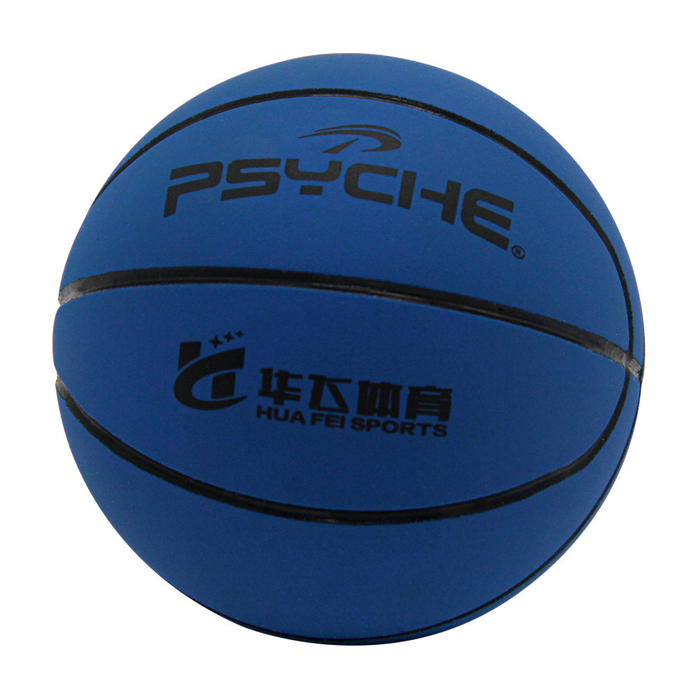 Custom Logo Blue Mini Small Basketball High Bounce Natural Rubber Dog Training Ball Kids Toy Balls