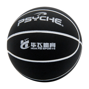 New Design High Bouncing Soft Hollow Rubber Ball Indoor Mini Size Silent Basketball Toy Balls for Kids