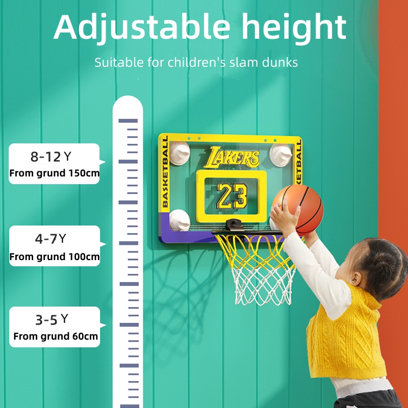 Wholesale Indoor Wall Mounted Portable Mini Basketball Board Basketball Hoop for Kids Playing Game