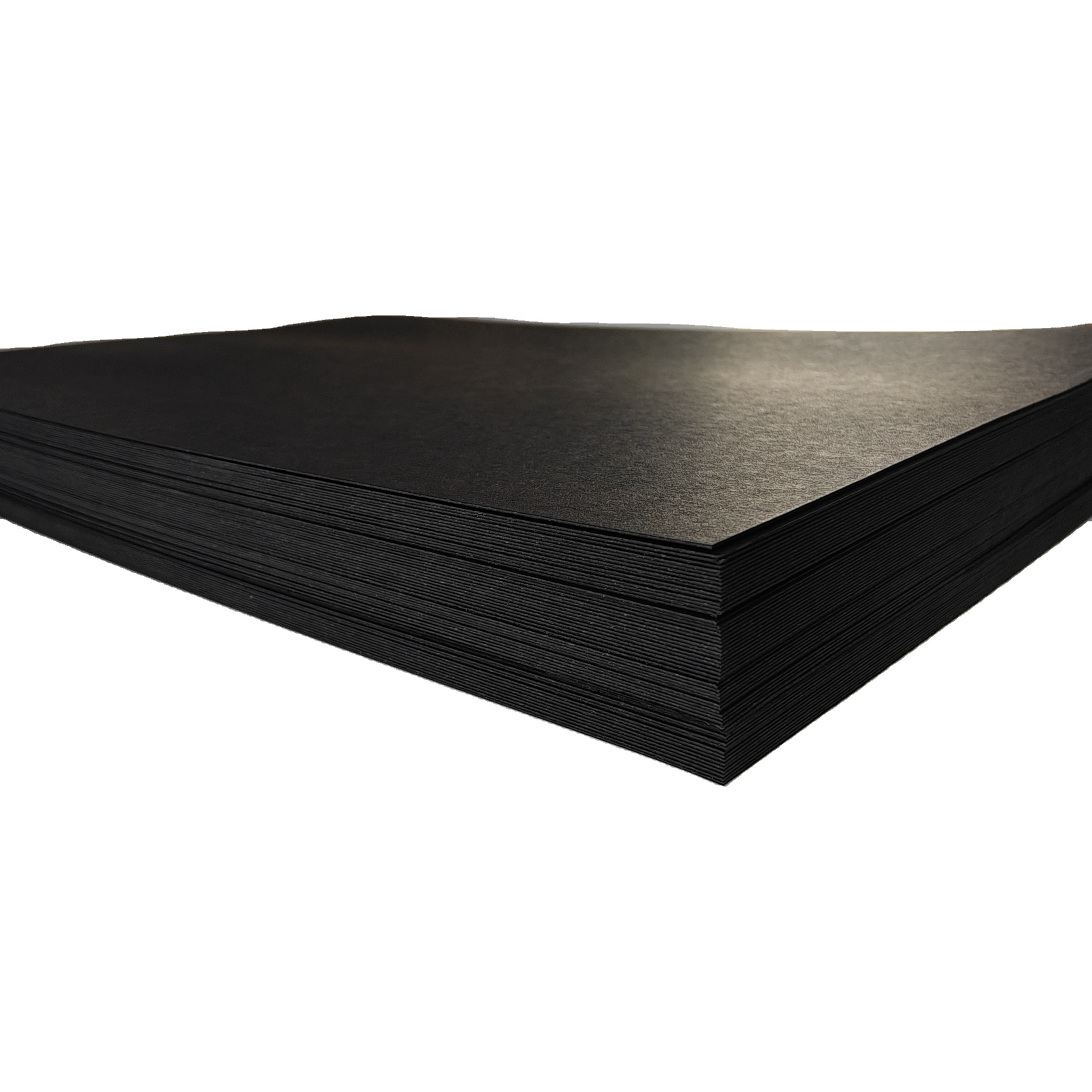 Wholesale black paper black face paper 110gsm-500gsm black paperblack cardboard