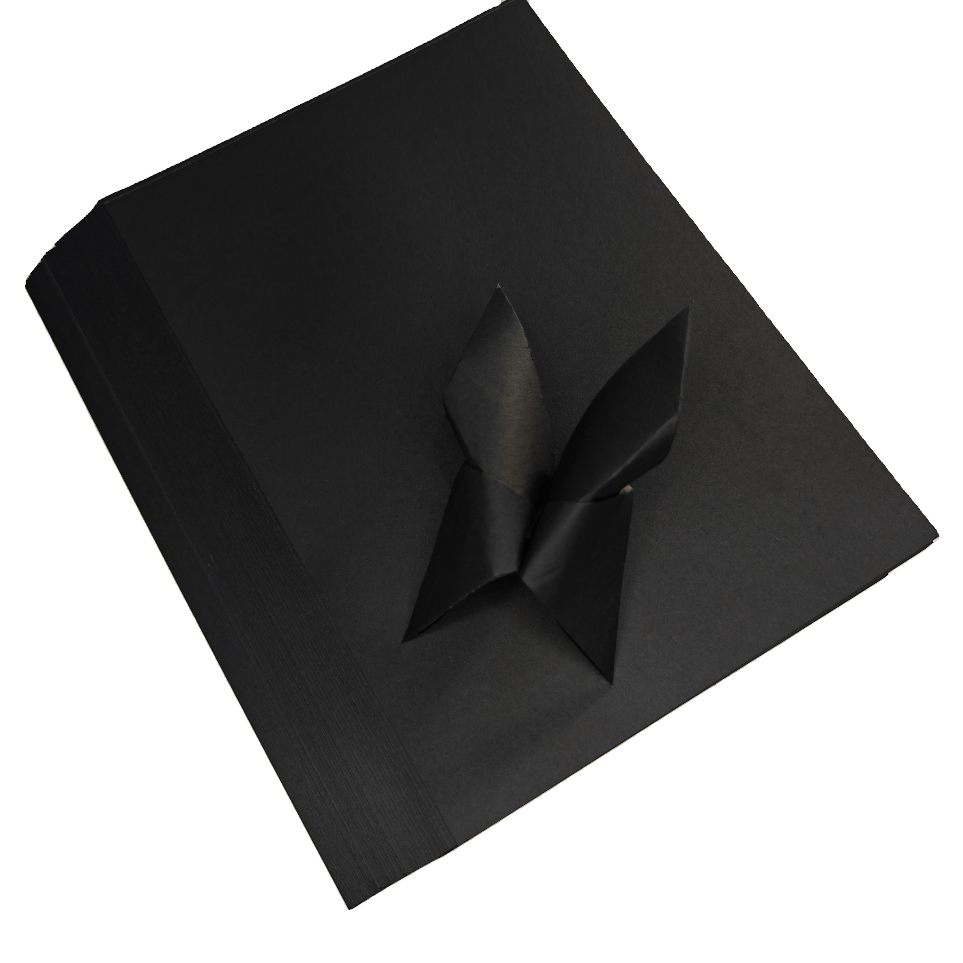 Wholesale black paper black face paper 110gsm-500gsm black paperblack cardboard