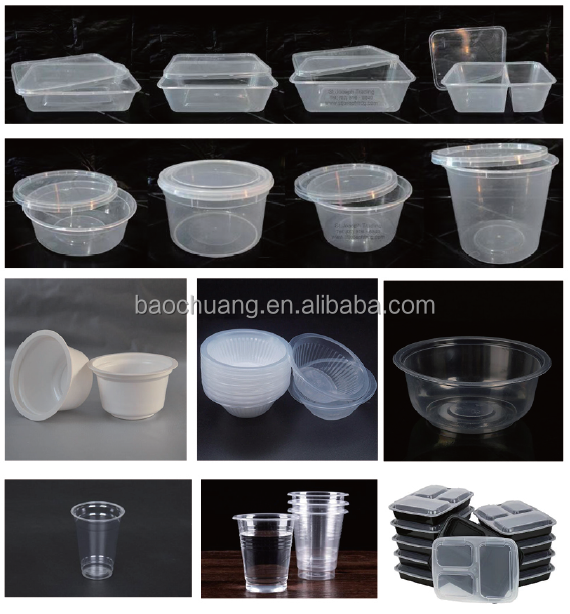 Disposable Plastic Take Away Food Container Lunch Box Making Machine