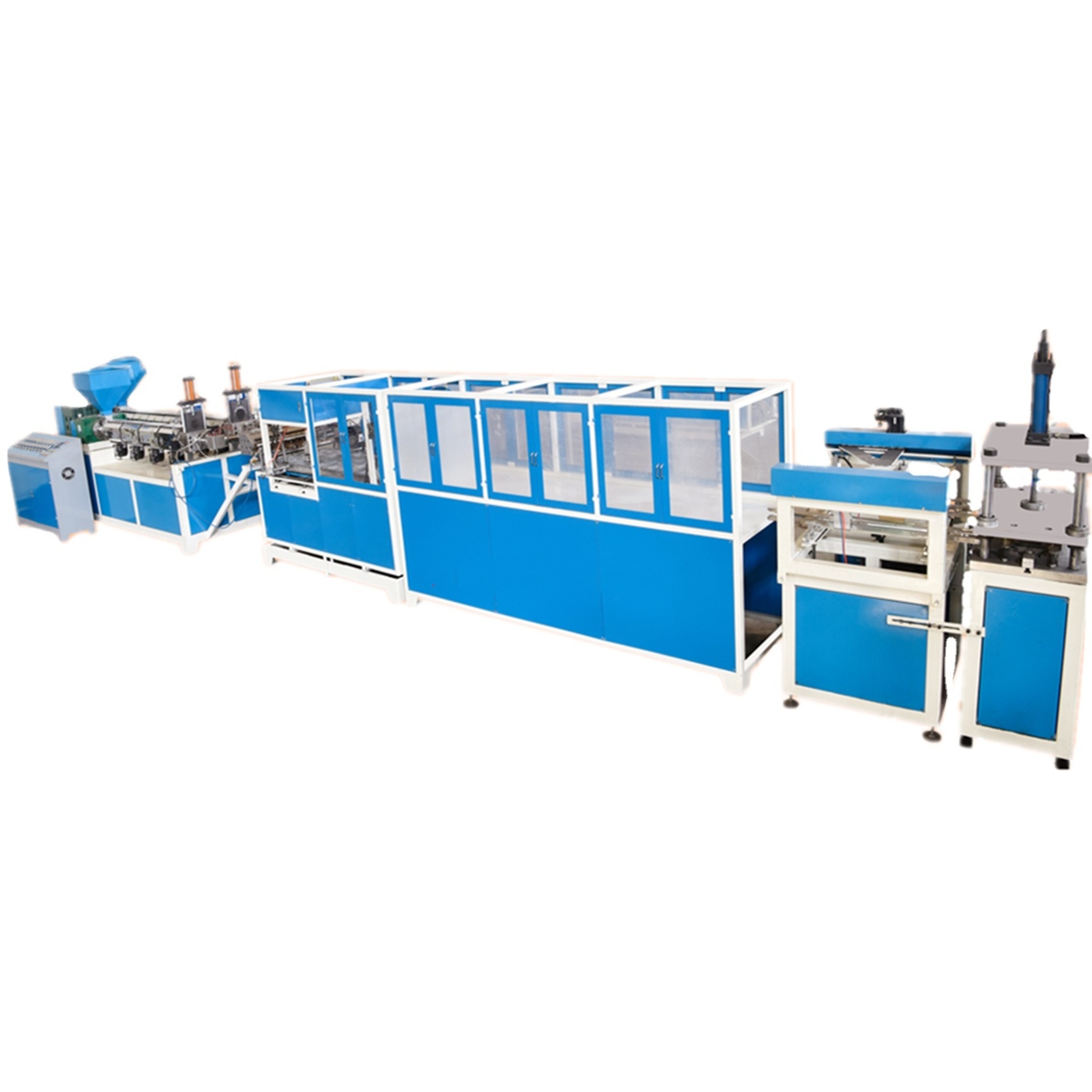 Disposable Plastic PP Thermoformed Food Packing Container Lunch Box Fully Automatic Production Machine Line