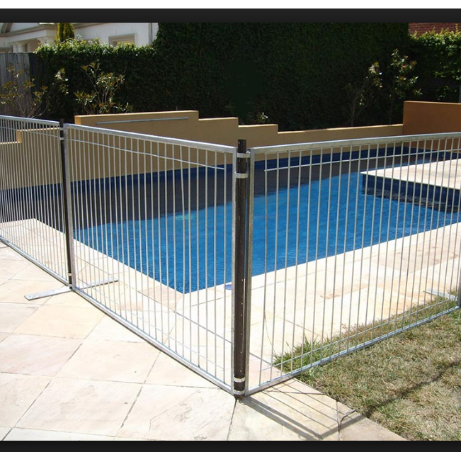 High quality Portable Folding Factory Outlet Temporary Child Safety PVC Mesh temporary swimming pool fence