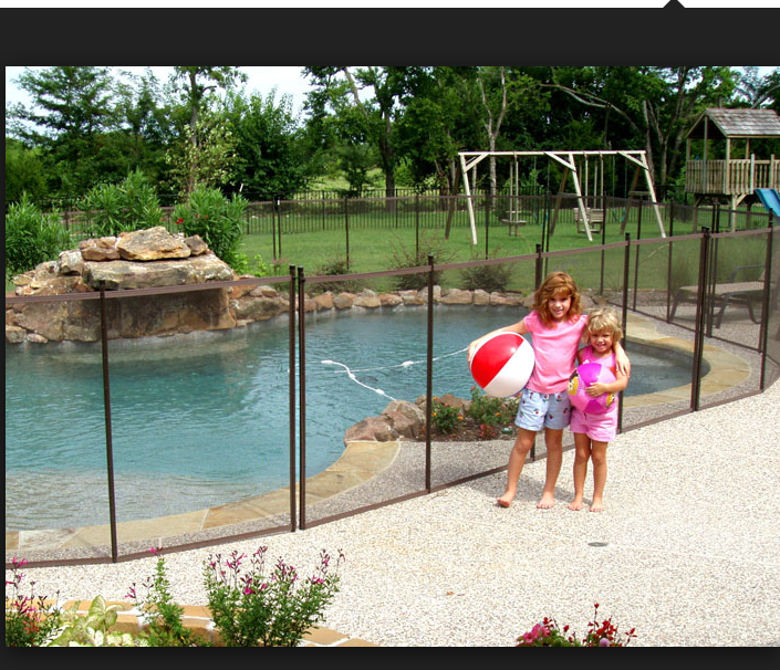 High quality Portable Folding Factory Outlet Temporary Child Safety PVC Mesh temporary swimming pool fence