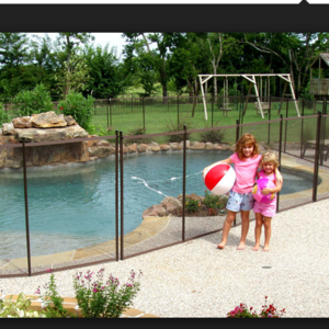 High quality Portable Folding Factory Outlet Temporary Child Safety PVC Mesh temporary swimming pool fence