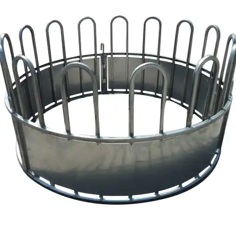 New 2024 Livestock Yard Hay Feeder Round Bale Feeder Steel Cattle Feeder