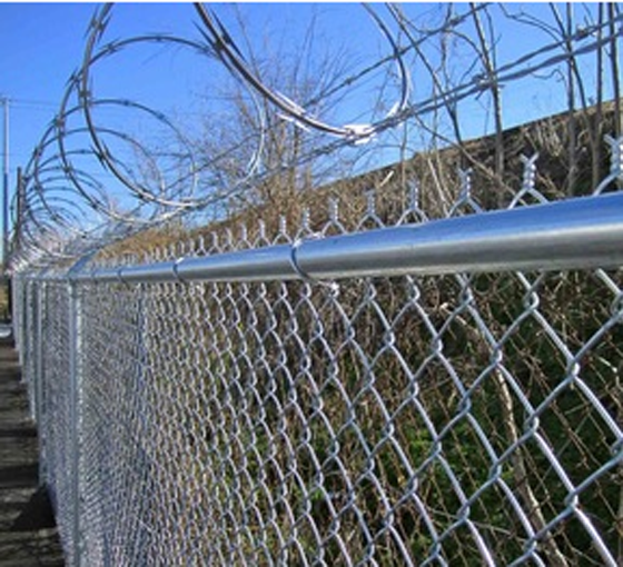 High Quality Used hot dipped galvanized pvc coated Chain Link Fence  wire chain link fence panels