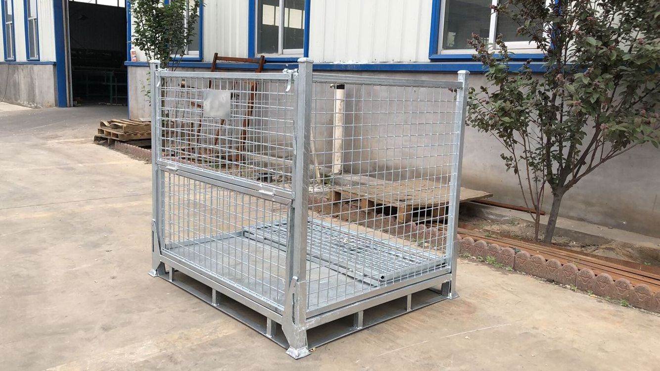 Metal Storage Cage with Wire Mesh Secure Cargo & Storage Equipment