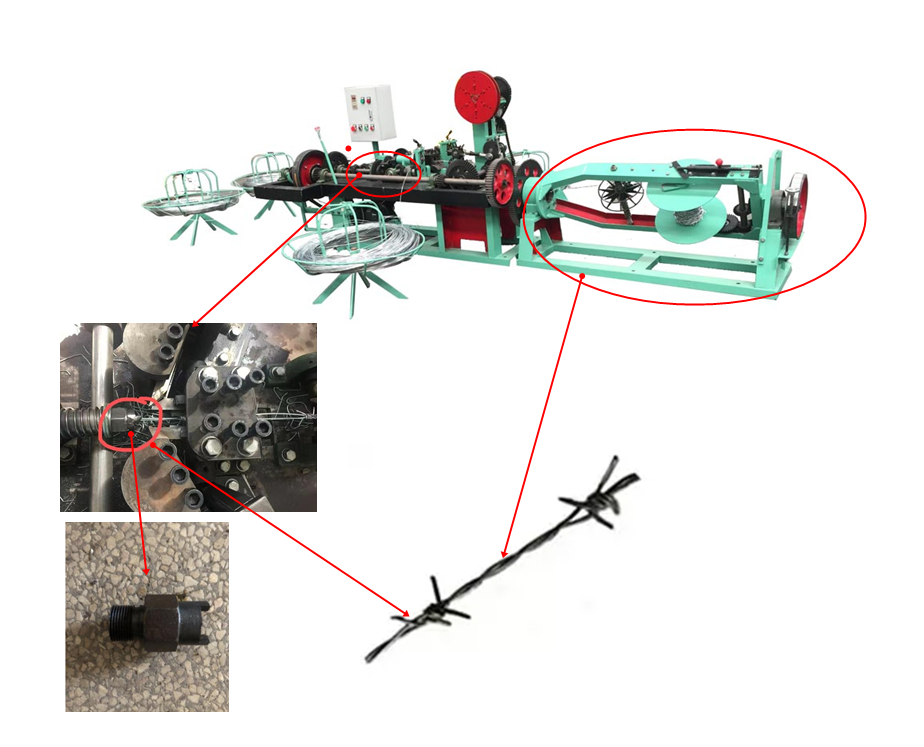 2024 Year Best Price Double Wire Positive Negative Twist Barbed Wire Making Machine Manufacturer barbed wire machine