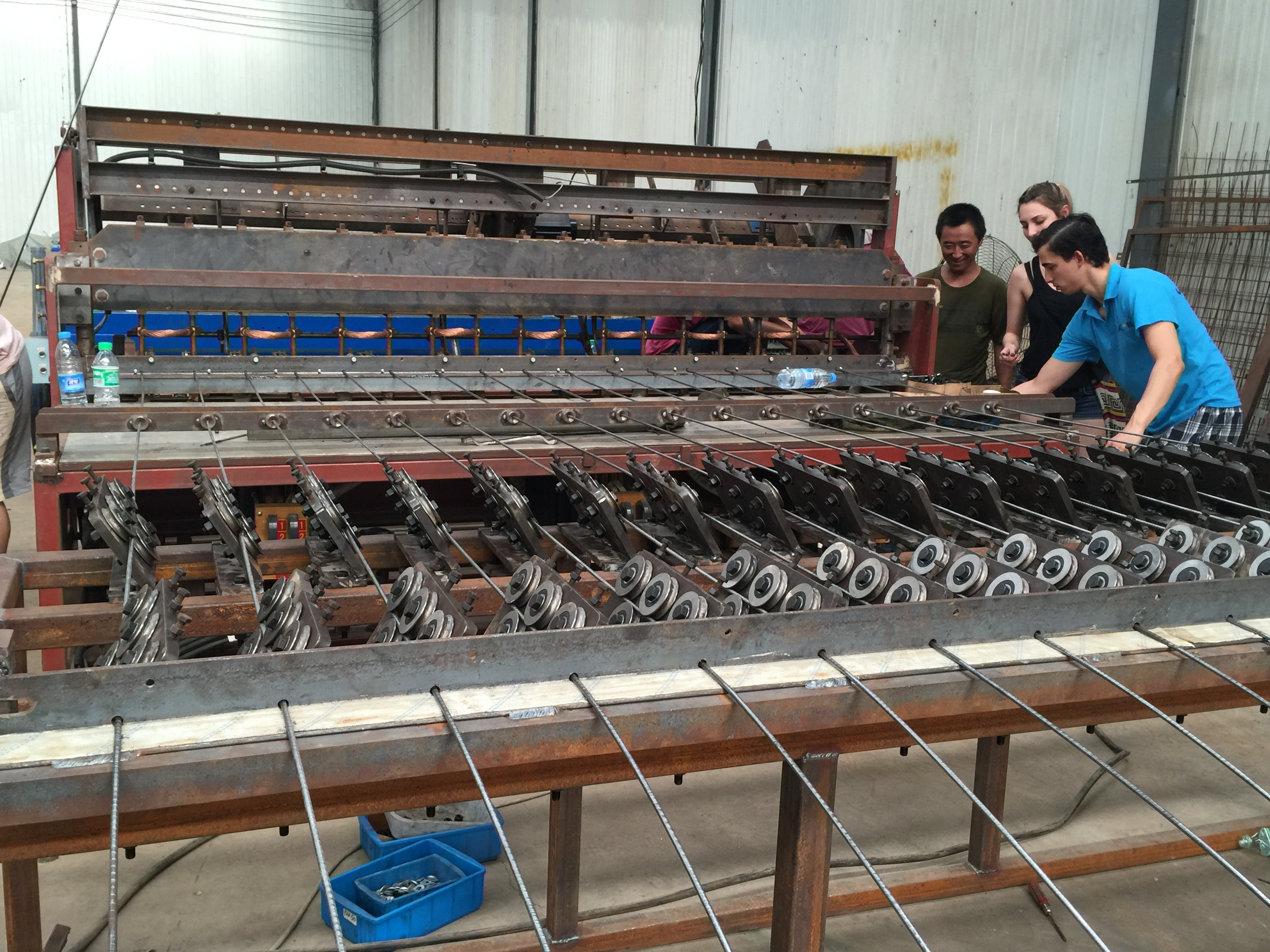 Automatic Steel Reinforcing Rod Mesh Welding Production Line Automatic Steel Rebar Mesh Welding Machine For Welded Wire Mesh