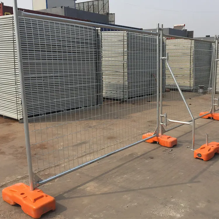 Portable removable use temporary fence gate mesh Mobile standard construction site hoarding 6x12 Temporary Fence panel