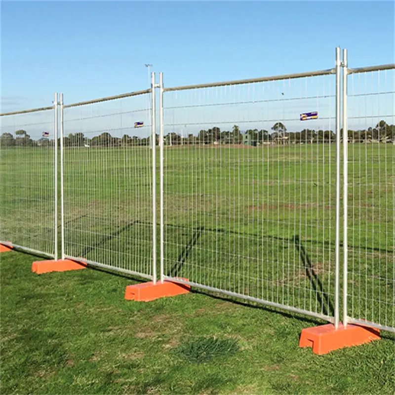 Portable removable use temporary fence gate mesh Mobile standard construction site hoarding 6x12 Temporary Fence panel