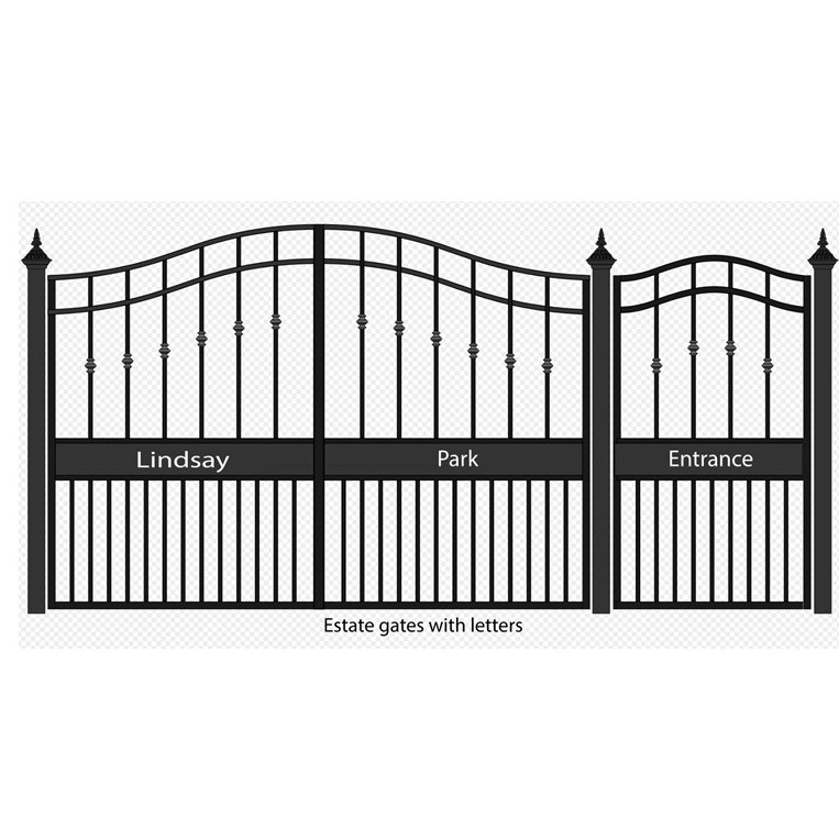 single wrought iron gate / simple wrought iron gate / iron gate designs